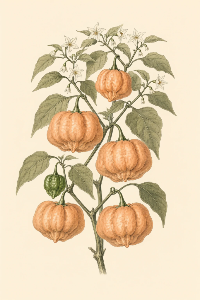 Bahamian Goat botanical illustration