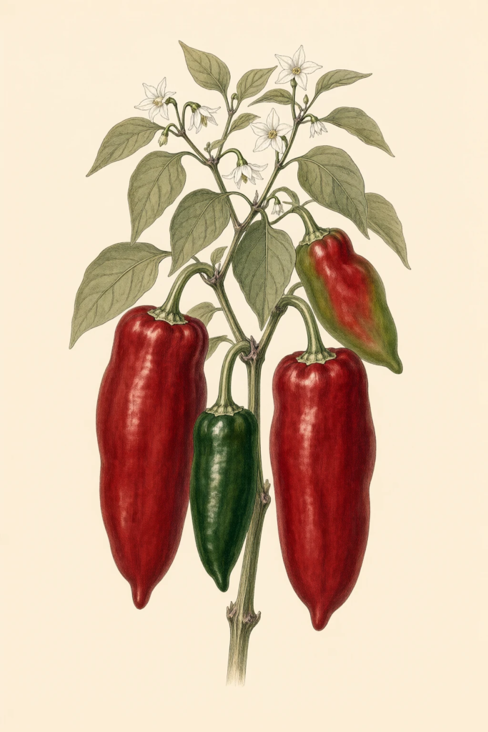 Giant Marconi F1 botanical illustration