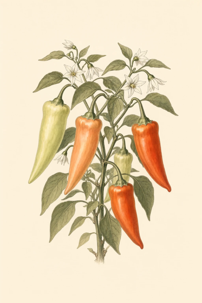 Gypsy F1 botanical illustration