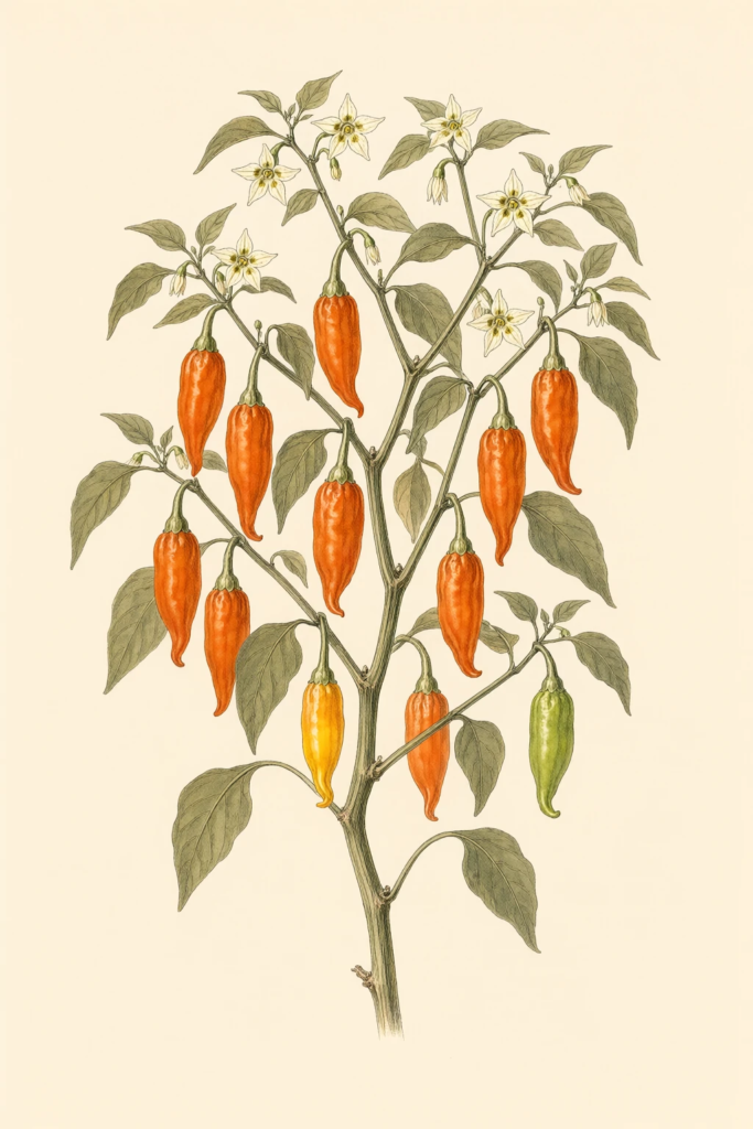Havana Gold botanical illustration