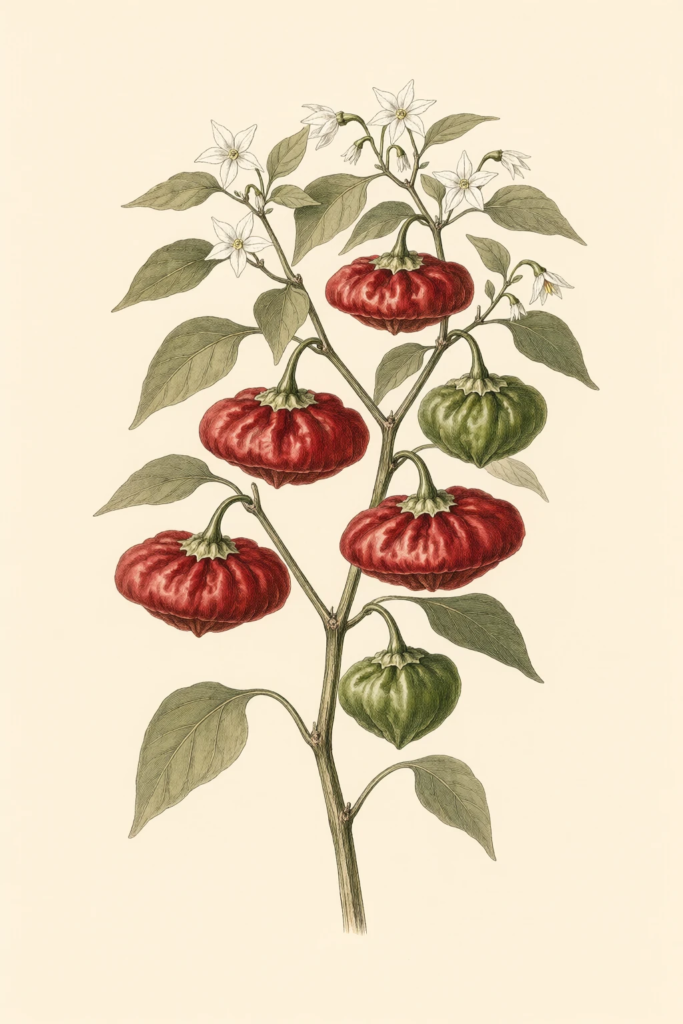 Jamaican Mushroom botanical illustration