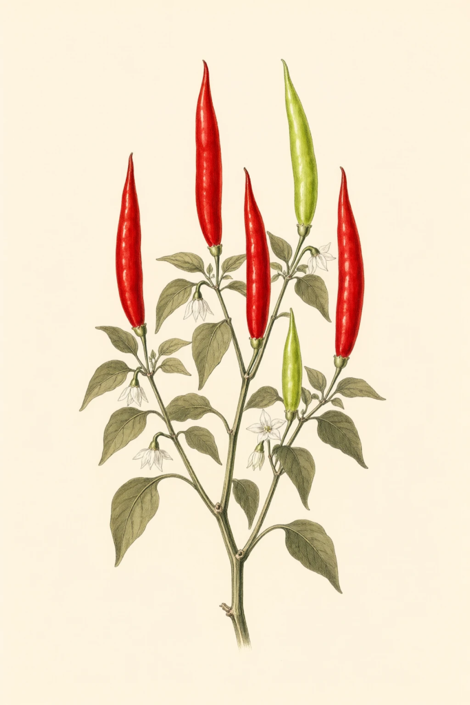 Mirasol botanical illustration