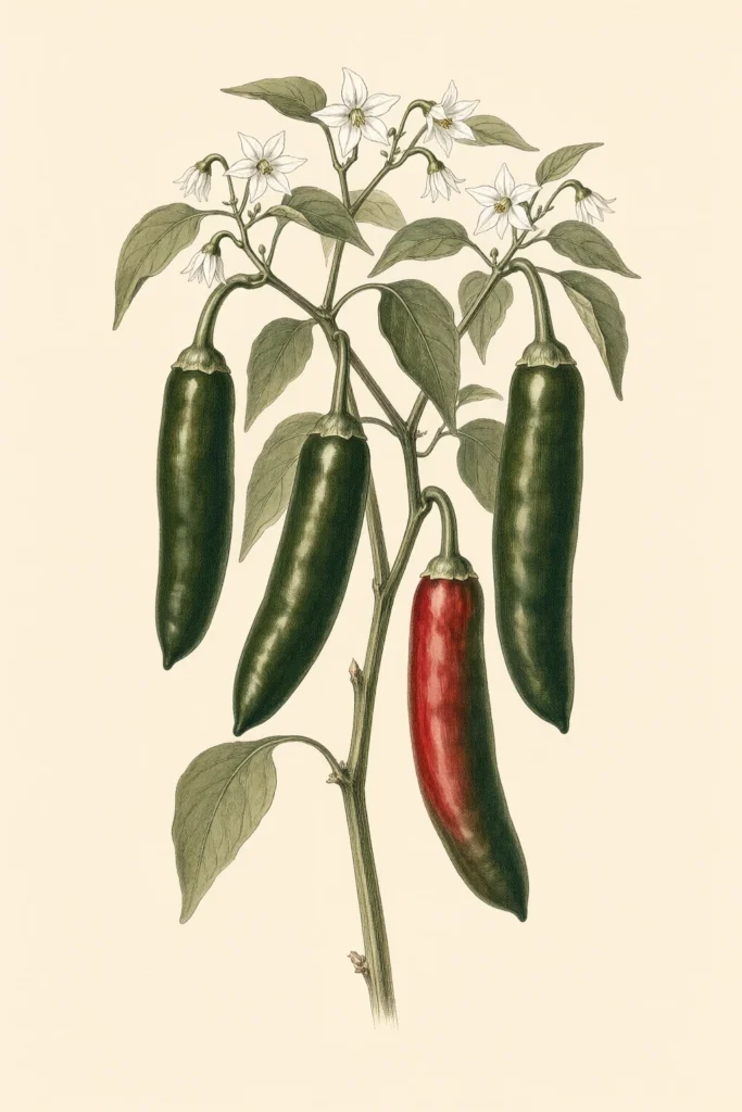 NuMex CaJohns botanical illustration