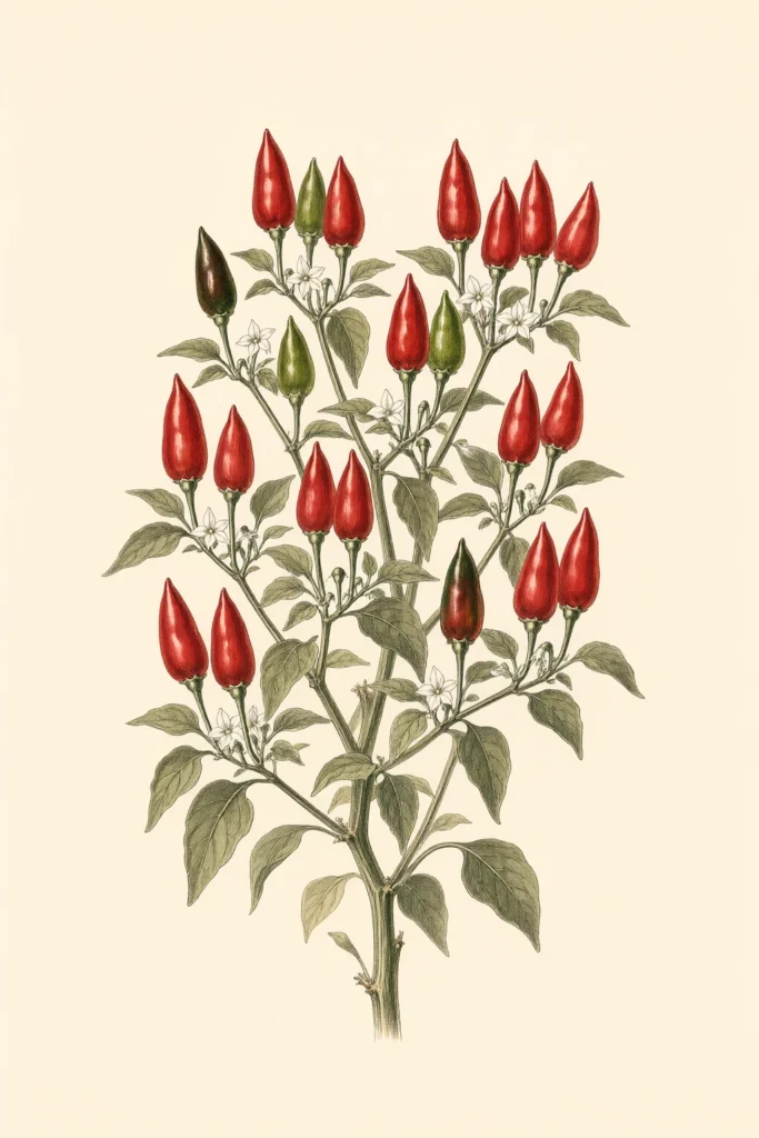 NuMex Mirasol botanical illustration
