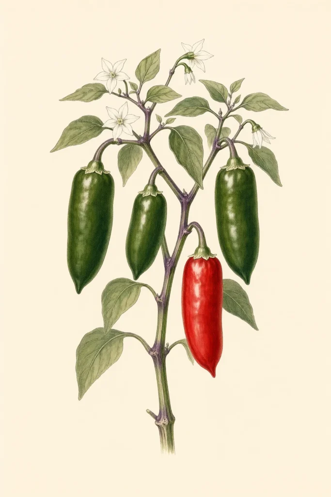 NuMex Primavera botanical illustration