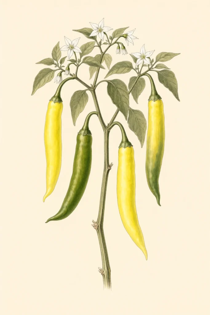 NuMex Sunrise botanical illustration