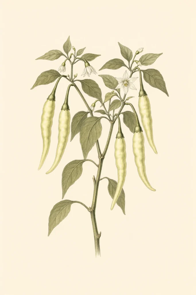 Siling Pangsigang botanical illustration