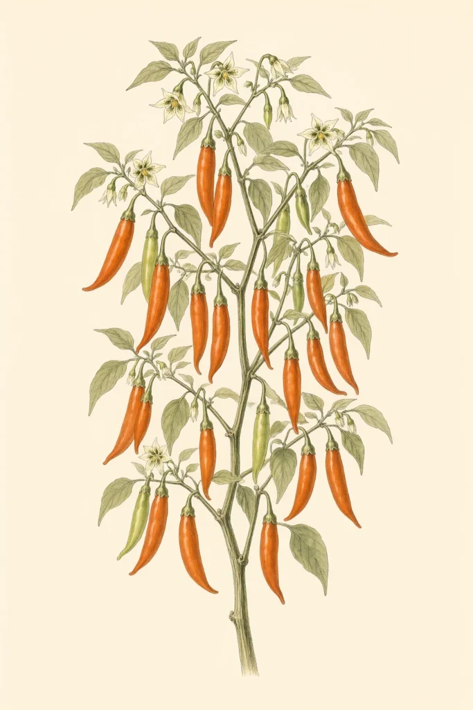 Slowburn botanical illustration