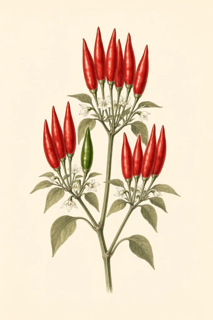 Yatsufusa botanical illustration